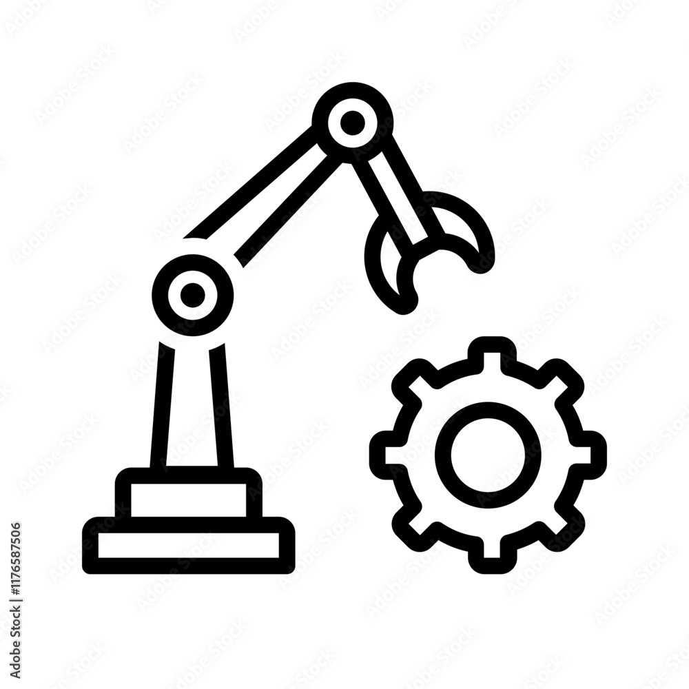 Vector black line icon for Vector black line icon for