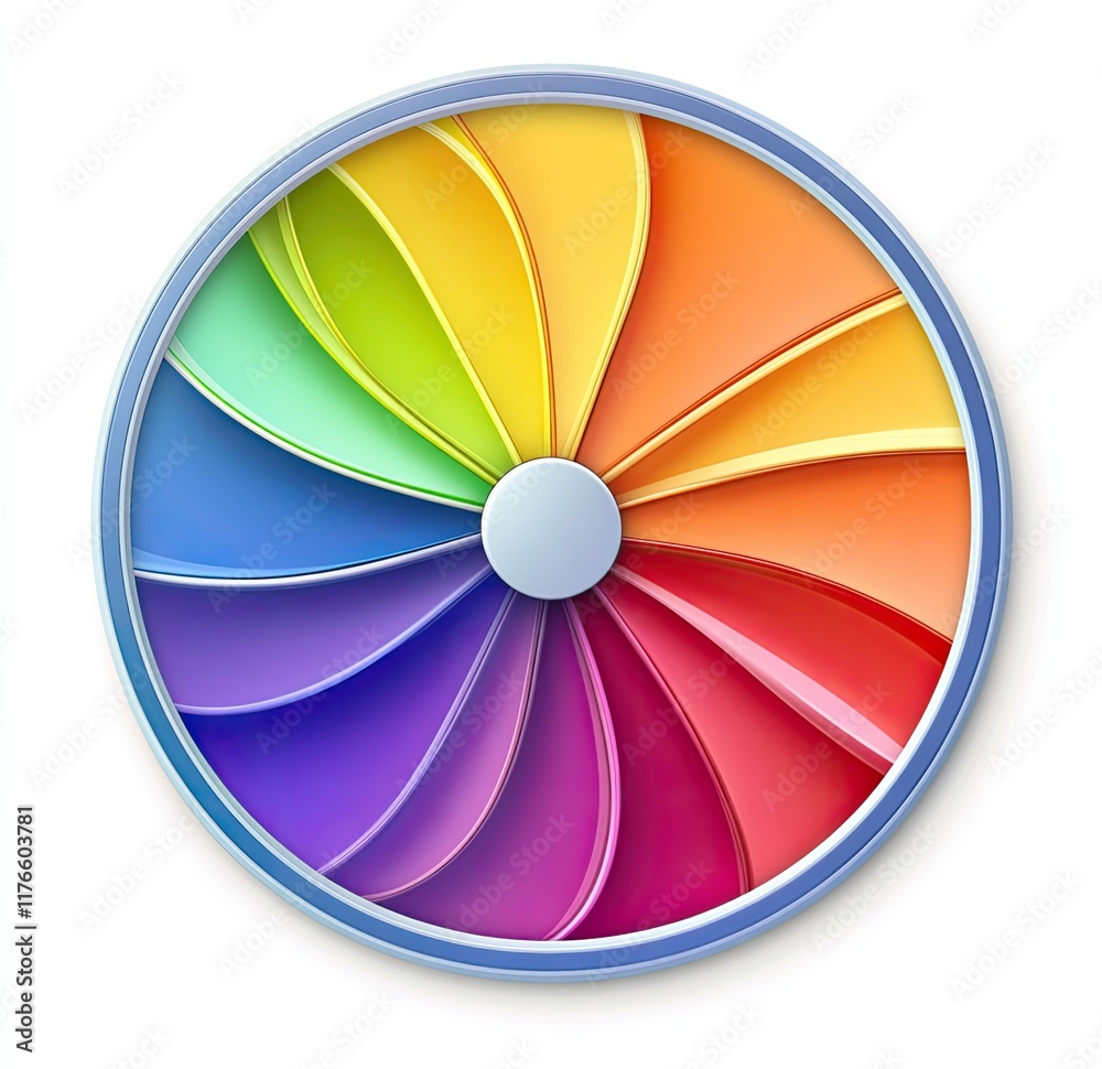 Obraz premium color palette guide