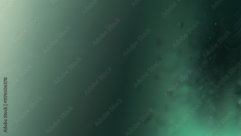 Obraz premium Green mint gradient mesh Background, copy space, Vector Generative AI