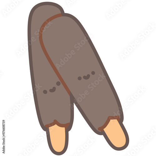 chocolate dipped bread