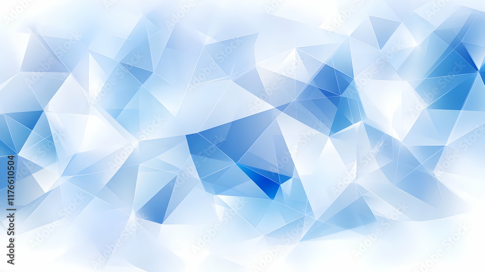 Abstract Blue Crystal Background Illustration Abstract Blue Crystal Background Illustration