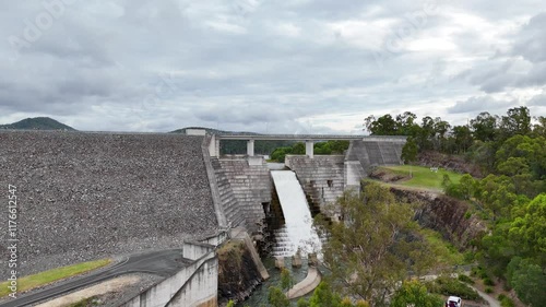 Water Flow at Hinze Dam photo