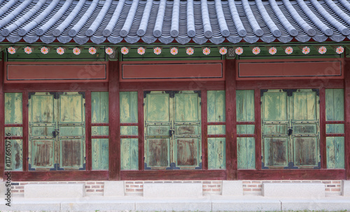 old wooden door