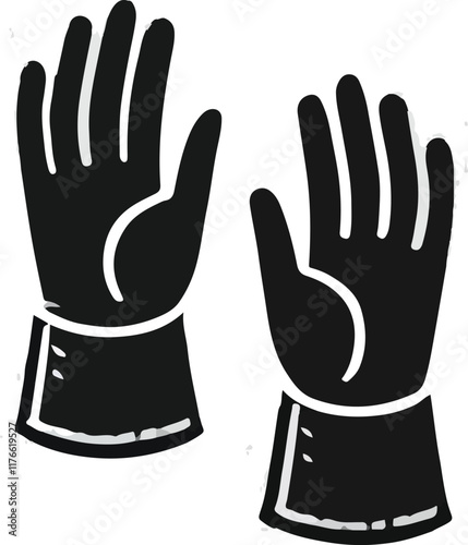 gloves vecctor