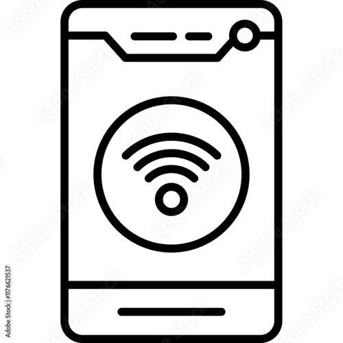 Wallpaper Mural Wifi Connection Icon Torontodigital.ca
