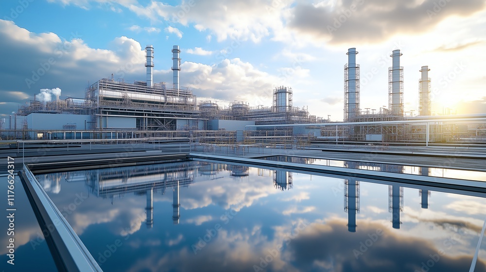 Obraz premium VDC simulations enable better integration of systems, optimizing construction project workflows and increasing productivity while reducing project risks.