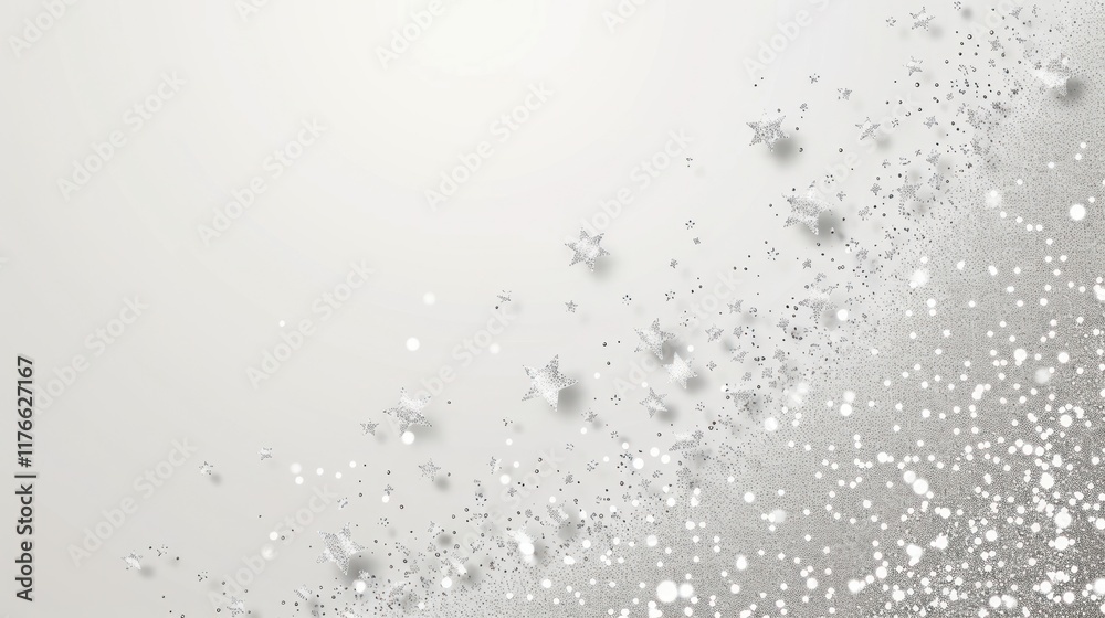 Abstract Silver Glitter Background Abstract Silver Glitter Background