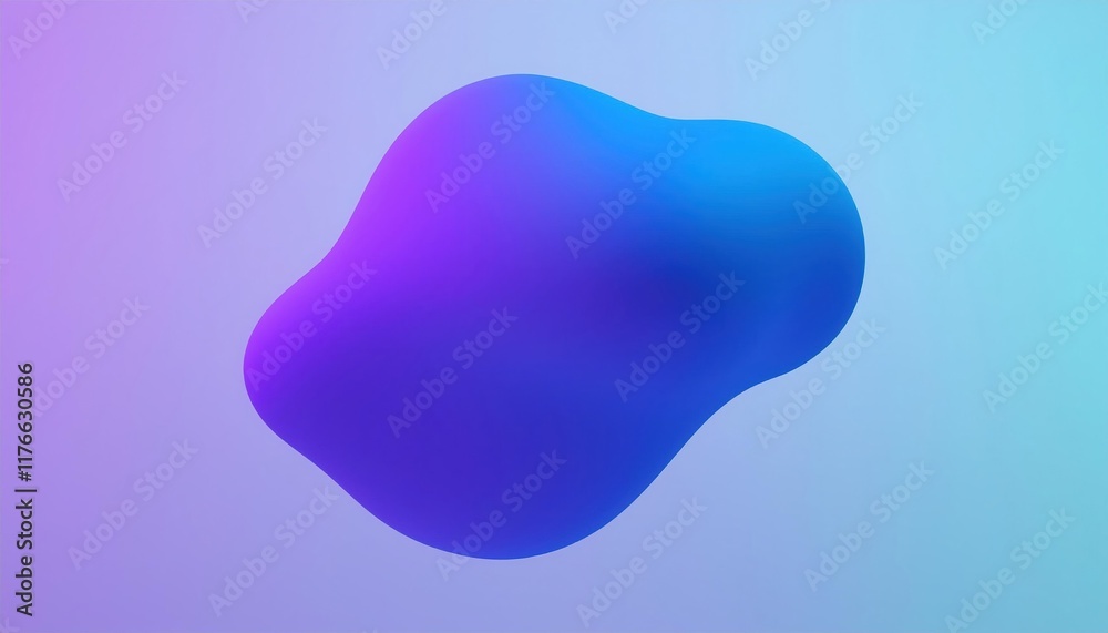 Abstract Blue Purple Gradient Blob - Abstract shapes Abstract Blue Purple Gradient Blob - Abstract shapes