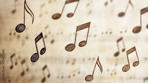 Musical Notes Dance:  Float...