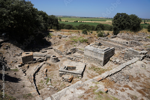 Troy ancient city in Canakkale, Turkiye