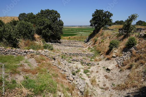 Troy ancient city in Canakkale, Turkiye