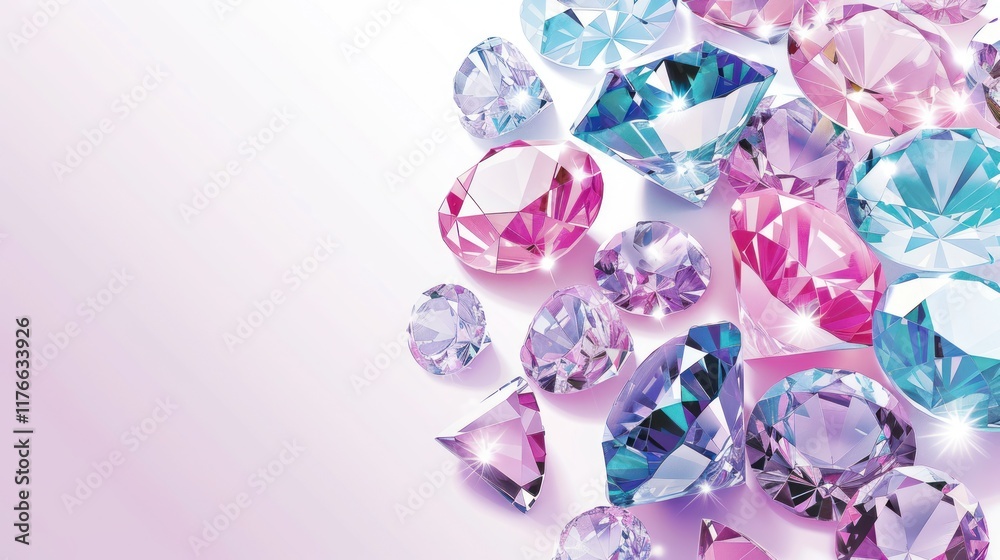 Fototapeta premium Sparkling Gemstones
