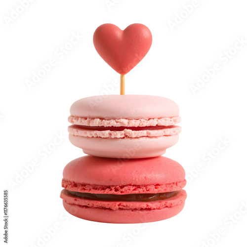 Sweetest Valentine's Day Macarons 