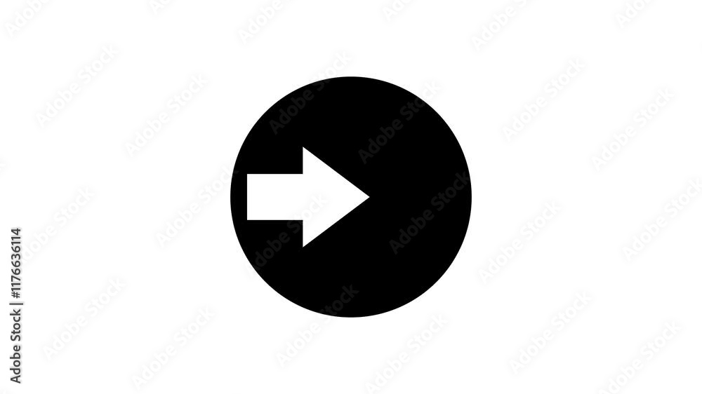 Animated Abstract beautiful neon arrow icon. Wright arrow icon animation. 4k video footage. Animated Abstract beautiful neon arrow icon. Wright arrow icon animation. 4k video footage.