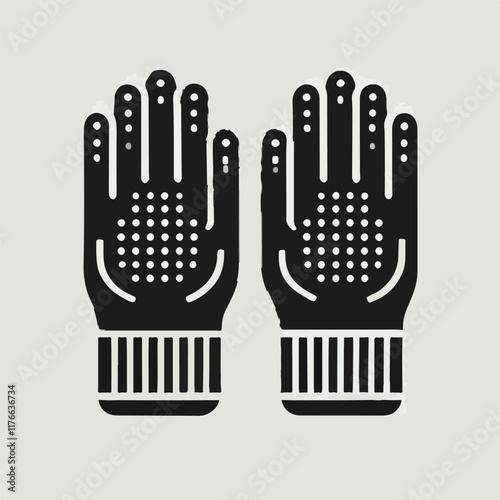 gloves vecctor