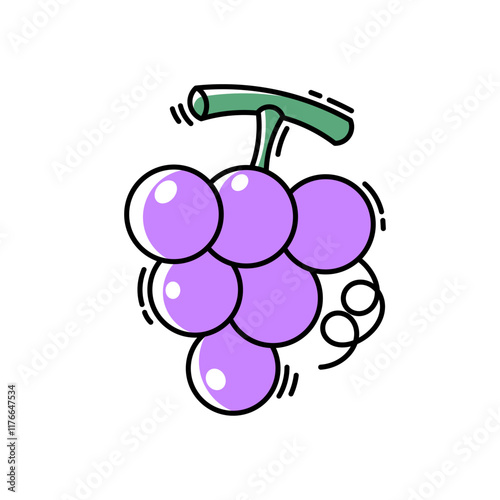 illustration of grapes