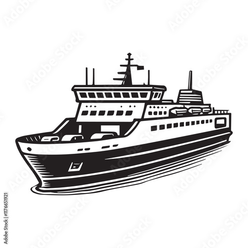 Smooth Sailing: Cruise Ship Vector Design for Creatives