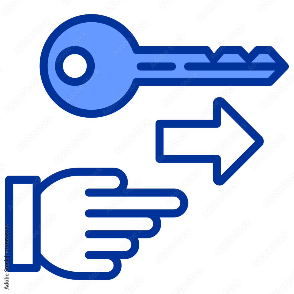 Merger And Acquisition Mixed BLue Icon Merger And Acquisition Mixed BLue Icon