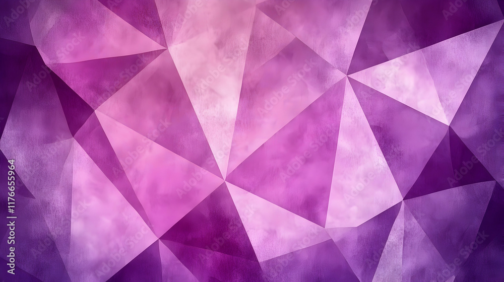 Fototapeta premium Abstract Purple Geometric Background Illustration