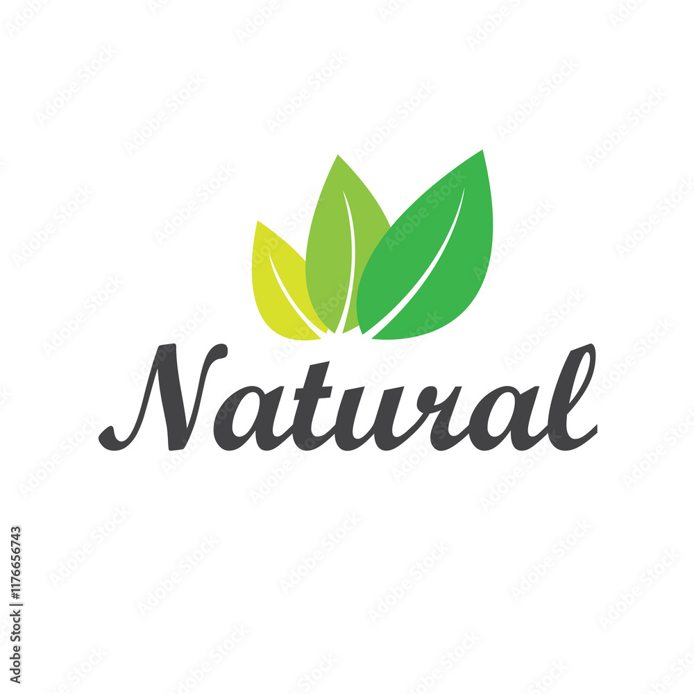 Fototapeta premium Natural Logo Design