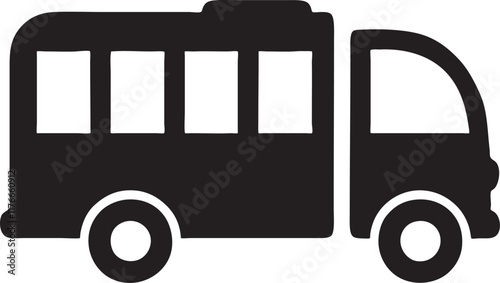 bus isolated on white