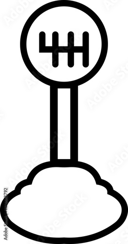 transmission shifter icon. Car drive mode in gearbox symbols buttons, cup holders and armrest, gear shift switch hand operated vector isolated on transparent background, used for mobile apps, web.