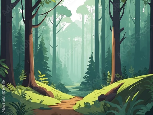 wonderful forest background