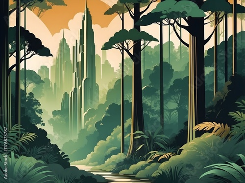 wonderful forest background