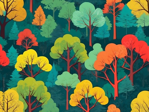 aesthetic forest background