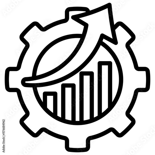  SWOT Analysis Line Icon Vector
