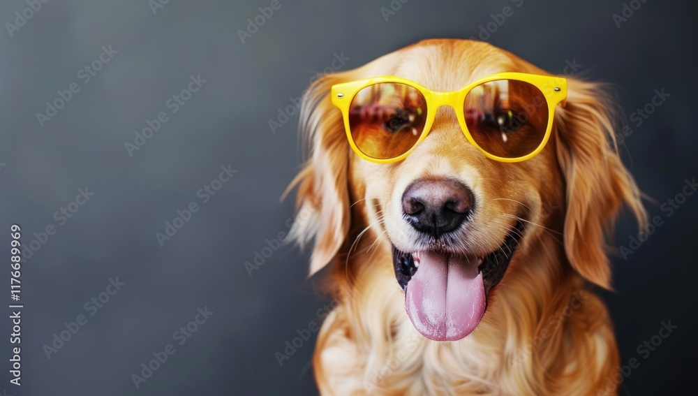 Creative animal concept. Beagle dog puppy in sunglass shade glasses isolated on solid pastel background, commercial, editorial advertisement. Creative animal concept. Beagle dog puppy in sunglass shade glasses isolated on solid pastel background, commercial, editorial advertisement.