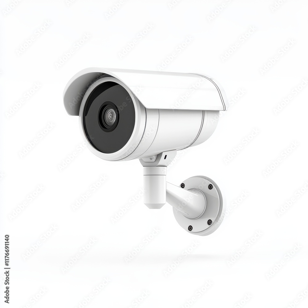 Modern outdoor security camera with sleek design, ideal for enhancing home safety and surveillance. Modern outdoor security camera with sleek design, ideal for enhancing home safety and surveillance.