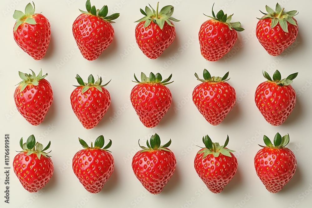 A realistic photograph of an isolated strawberry on a white background, captured in high-resolution. A realistic photograph of an isolated strawberry on a white background, captured in high-resolution.