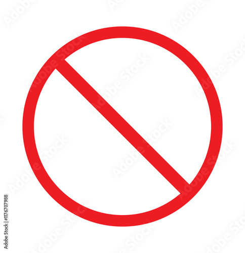 Ban Sign vector illustration, Prohibited circle sign, Ban icon isolated, Prohibition red icon, Red circle with cross line symbol. Caution frame symbol. Forbidden stop sign, Red cross symbol isolated. Free Download Ban Sign vector illustration, Prohibited circle sign, Ban icon isolated, Prohibition red icon, Red circle with cross line symbol. Caution frame symbol. Forbidden stop sign, Red cross symbol isolated. - GFXLoad
