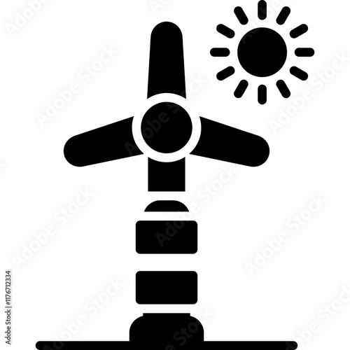 Wind Energy Icon