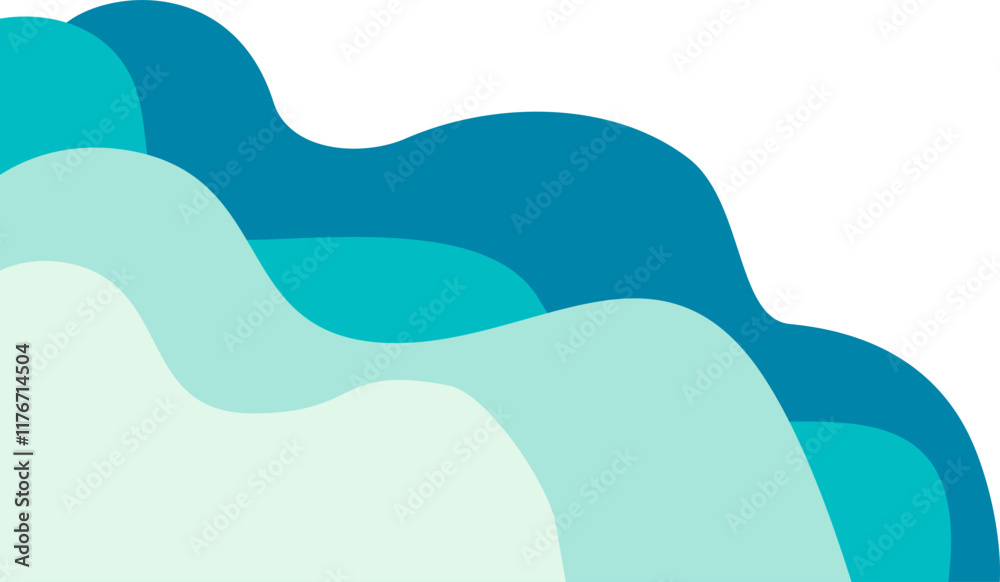Abstract Wavy Corner Abstract Wavy Corner