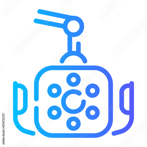 mouthwash Line Gradient Icon