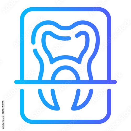 canine Line Gradient Icon