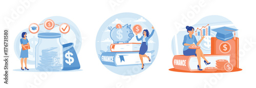 People save money for future education and manage finances.