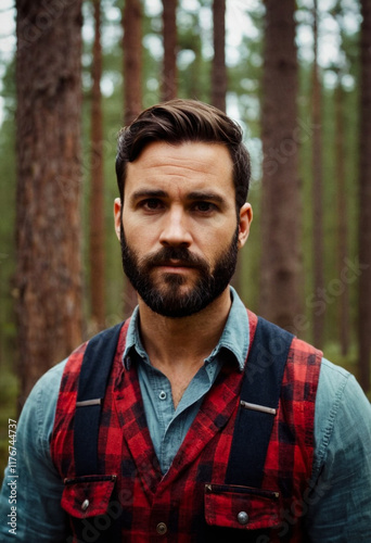 Portrait eines kanadischen Holzfällers