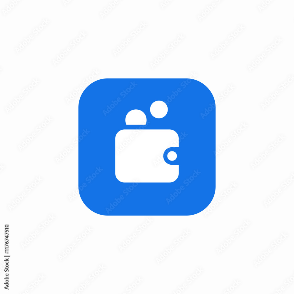 Wallet money payment finance icon vector sign Wallet money payment finance icon vector sign