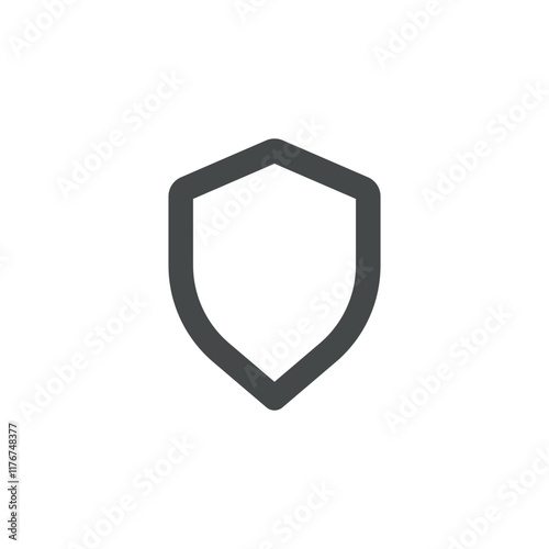 Shield icon, protection icon 