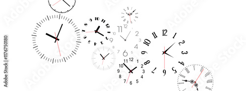 background with time	