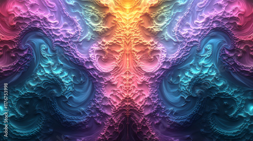 Cosmic Fire: Fiery Abstract Nebula Art Capturing the Power of the Universe