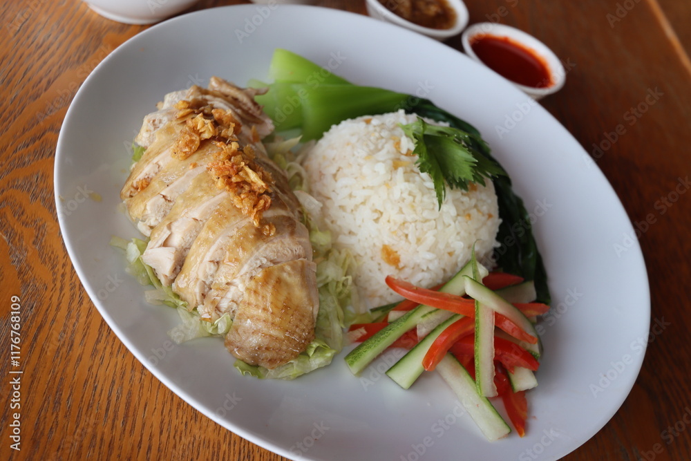 chicken hainan chinese authentic tradisional food chicken hainan chinese authentic tradisional food