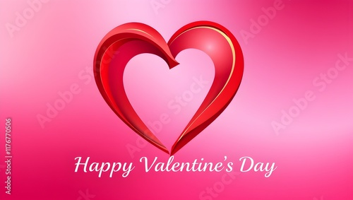 pink valentine background with Heart