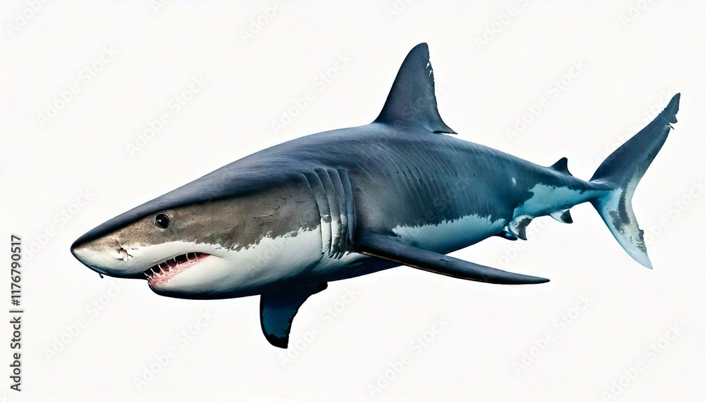 Fototapeta premium great white shark Carcharodon carcharias