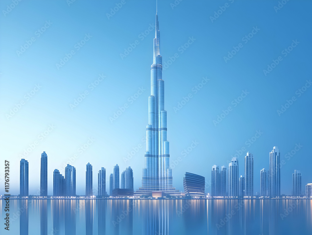 Obraz premium Modern Cityscape Illustration