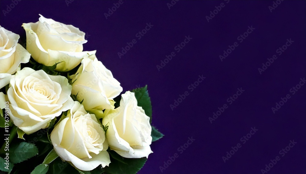 Panoramic header background for women's day, mother's day. Bouquet