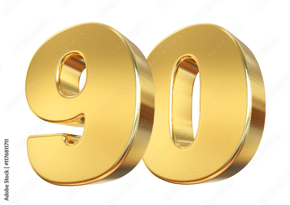 Gold Number 90 Gold Number 90